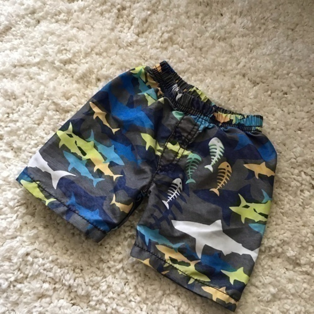 Charlie rocket shark swim trunk shorts